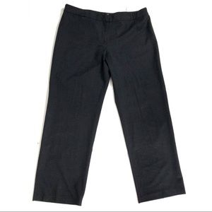 Eileen Fisher XL gray straight leg career trousers